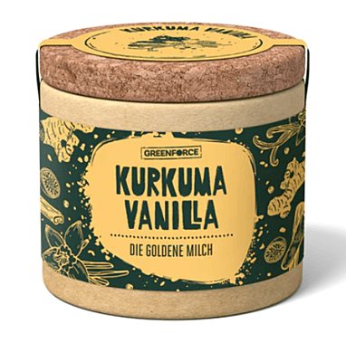 Kurkuma Vanilla Gewürz 70g | 100% natürliche Gewürzmischung für Goldene Milch | auch für Veganer und Vegetarier geeignet