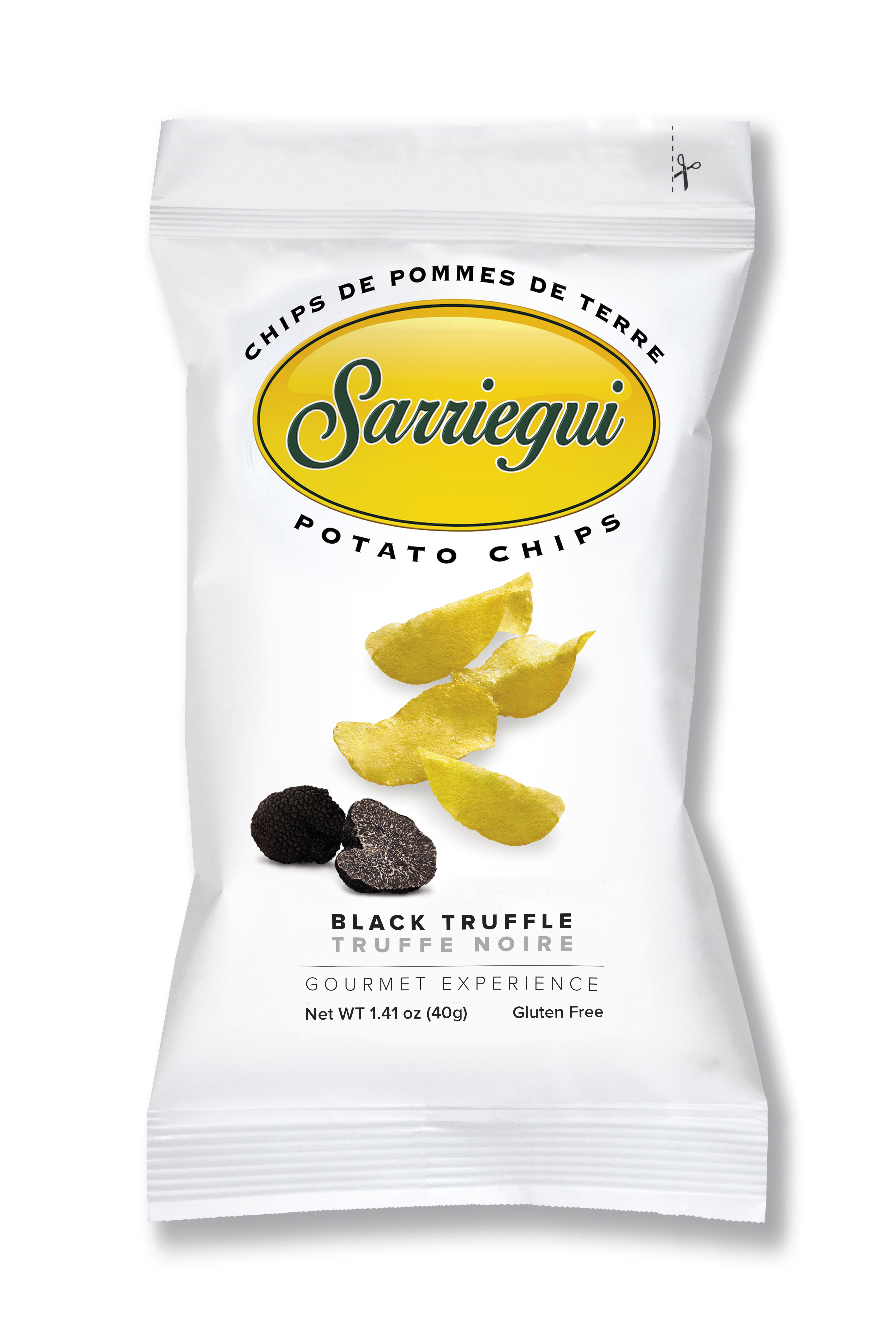 Kartoffelchips BLACK TRUFFLE Flavored 40g - Box 20 Stücke