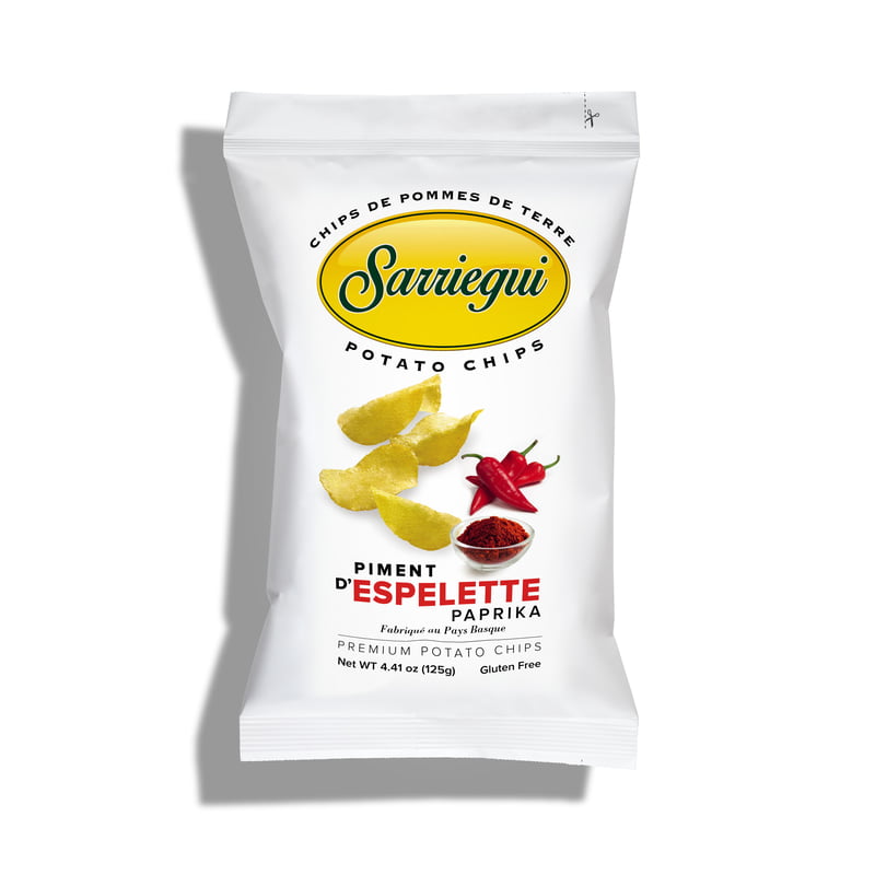 Kartoffelchips  ESPELETTE PAPRIKA CHIPS 125g - Box 10 Stücke